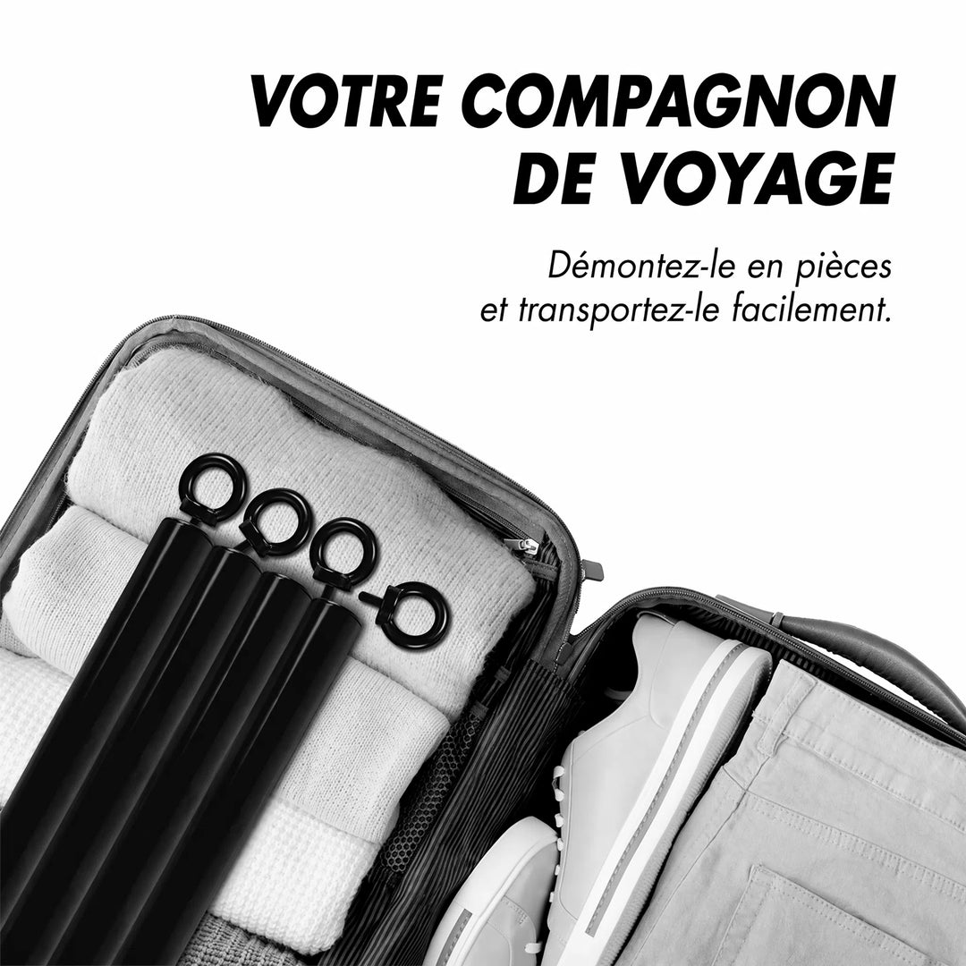 Barre d'Écartement BDSM Réglable 4 Pièces – Fetish Submissive Bondage – vue de détail du produit