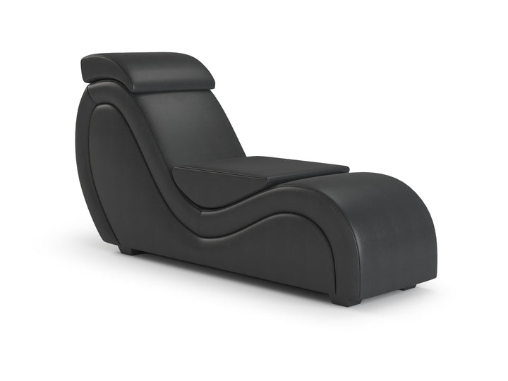 Fauteuil tantra noir coussin 1
