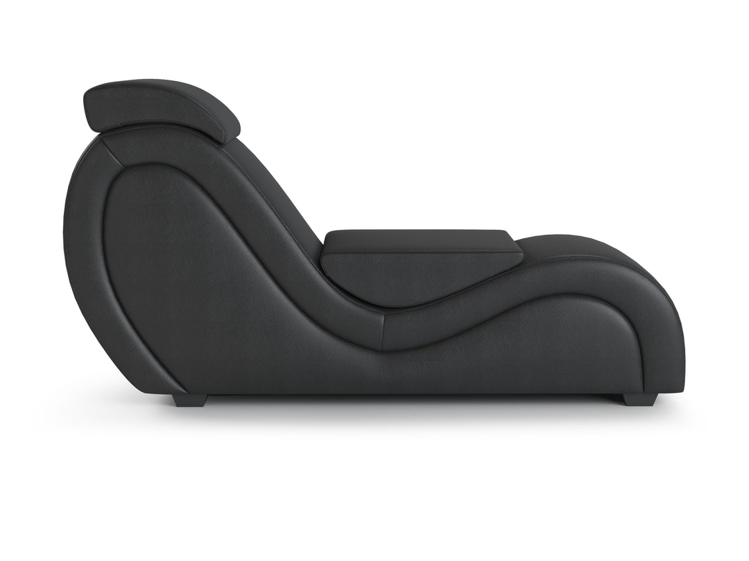 Fauteuil tantra noir coussin 2