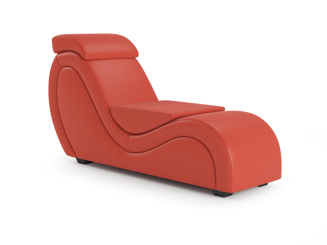 Fauteuil tantra rouge coussin 1