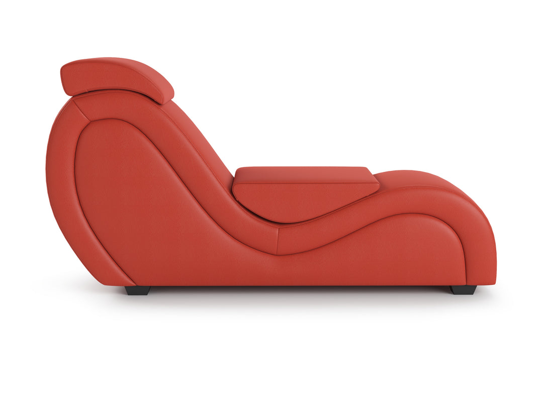 Fauteuil tantra rouge coussin 2
