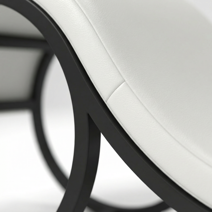 Gros plan fauteuil tantra élégant
