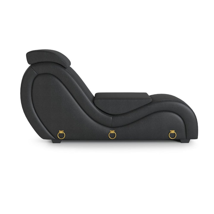 Coussin ergonomique noir pour Sofa Tantra – présentation sous un autre angle