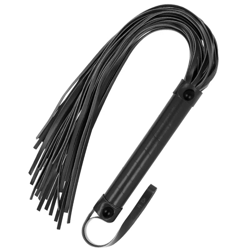 Fouet Fétiche BDSM en Cuir Végétalien – Domination & Soumission – image principale du produit