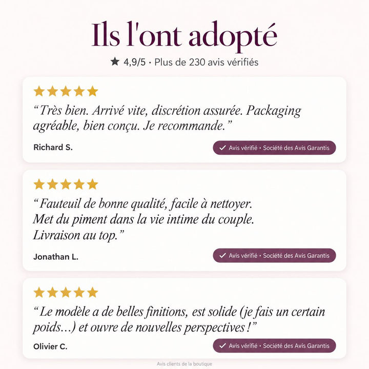 "L'Audacieux" - Sofa Tantra Noir avec Anneaux