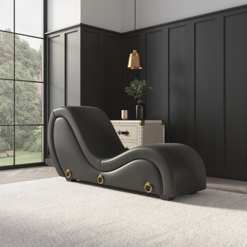 Fauteuil tantra audacieux noir